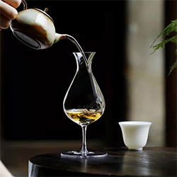 玻璃高腳分茶器